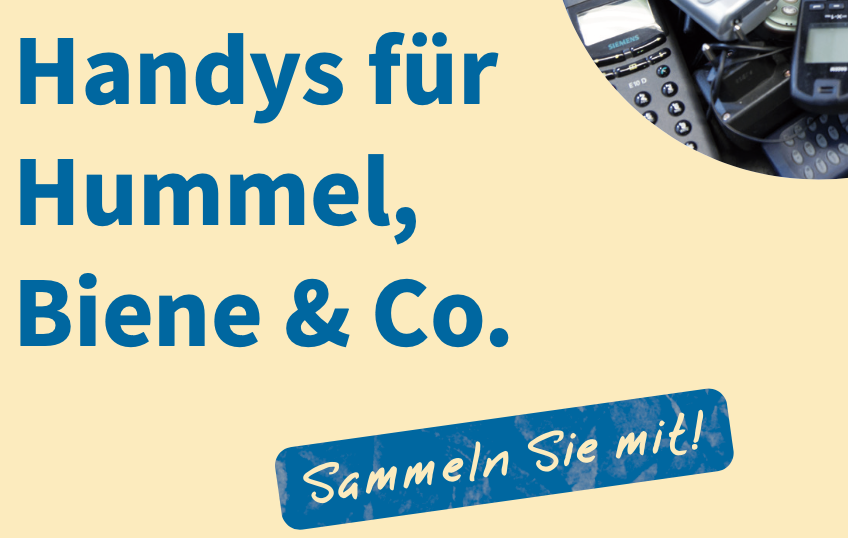 Schubladenhandys für Hummel, Biene & Co. - noch bis zum 28.02.2022!